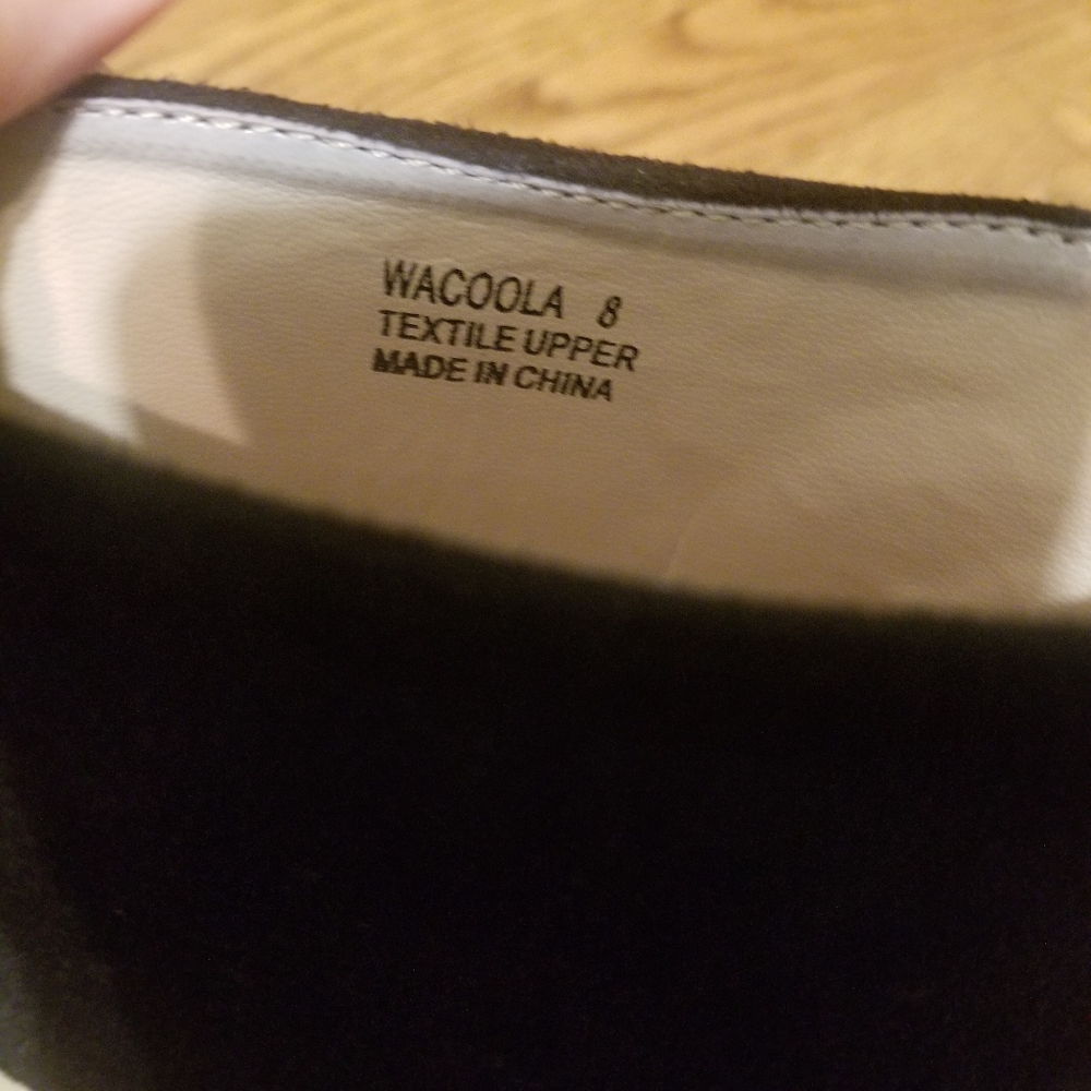 black wedge sandals - Picture 4 of 8